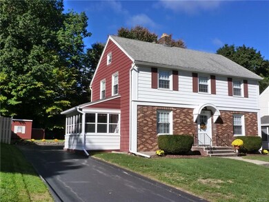 Exterior Front showing enclosed porch