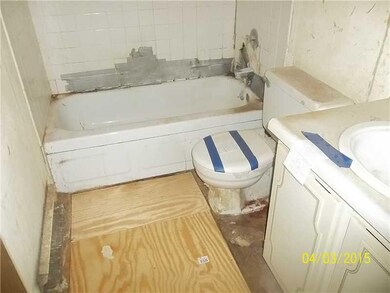 Full Bath. Needs floor and new components