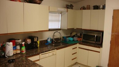 Kitchen with granite.