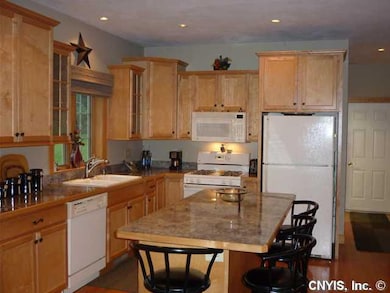 Kitchen. Center island kitchen with breakfast bar,