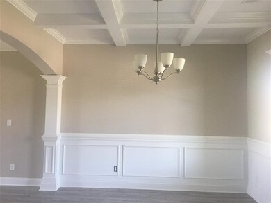 Features Coffered Ceiling