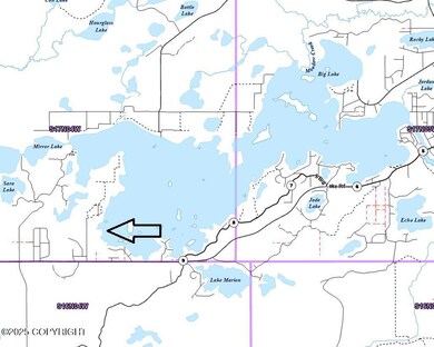 Location on Big Lake map
