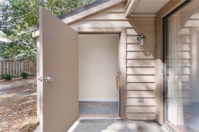 Back storage closet off patio