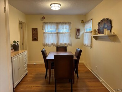Spacious dining area
