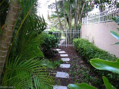 Stepping stones from the street to the back yard