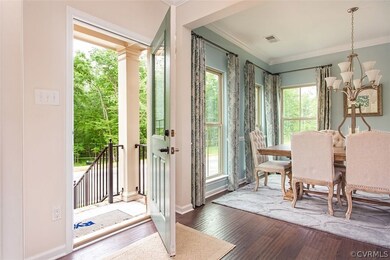 Dining room off the front entrance.