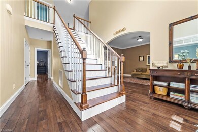 Foyer with staircase