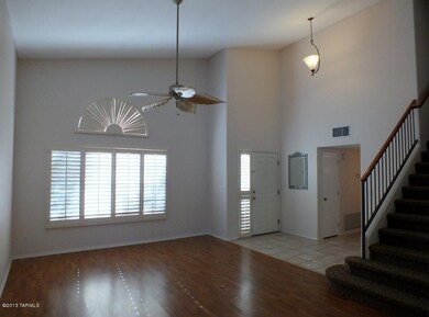 Main entry, foyer & living room
