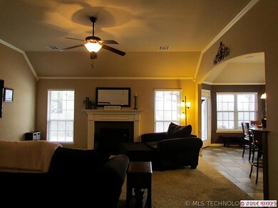 Wonderful vaulted ceilings and crown moldings thro