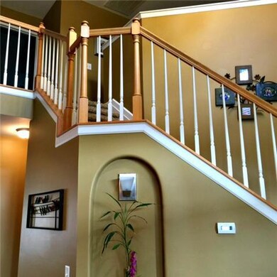 Beautifully Unique Staircase to Upper Loft Area.