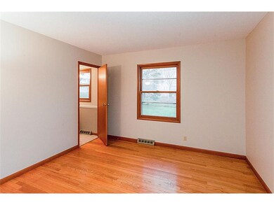 Master bedroom with attached 1/2 bath