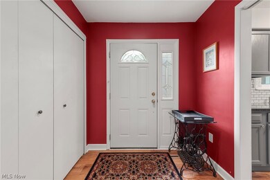 Foyer with large guest closet