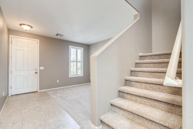 Living room and stirs
