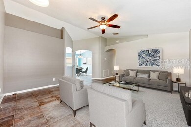 LIVING ROOM. Virtually staged.
