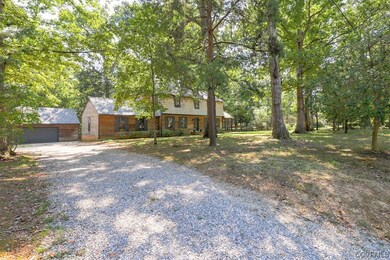 Double width driveway and 2.5 car garage