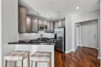 Kitchen with stainless steel appliances, a kitchen