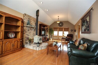 Newer Vermont wood stove, hardwood floors and newe