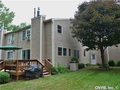 Exterior Back Trex deck and open space between tow