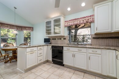 Kitchen with Granite Countertops
