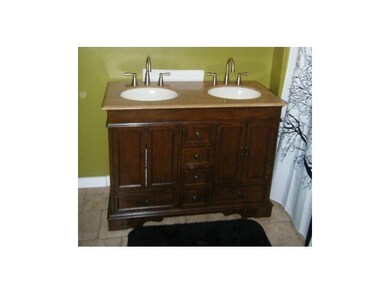 Master Bath/Spa. Detail of new double vanity in la