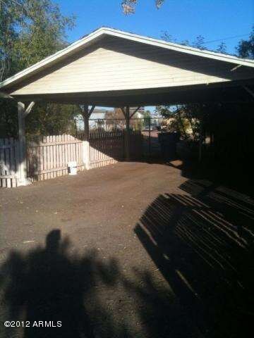 Back Covered Carport