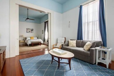 Living room area in 2111 unit