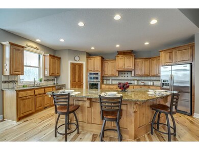 The kitchen is HUGE! Think of the possibilities.