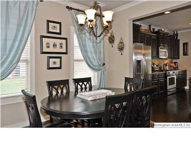 Dining room seperates the living and kitchen area.