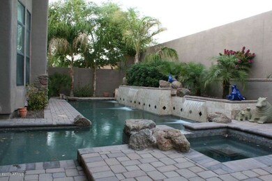 Pebbletech heated pool and spa