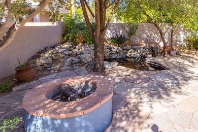 25 fire pit & koi pond