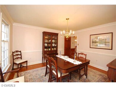 Dining Room - Features chair rail and crown moldin