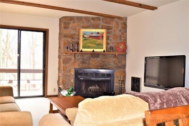 Great room with wood burning fireplace