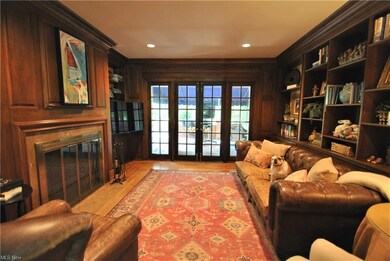 Enjoy quiet times in the peaceful paneled library 