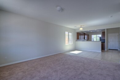 Winslow living room kitchen view