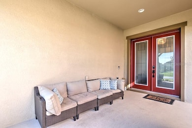 Large welcoming front porch