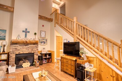 Living Room with Stairs
