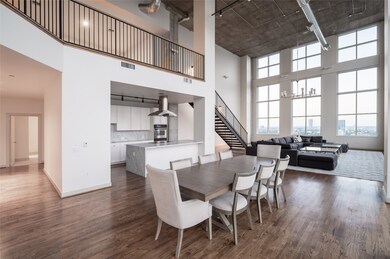 This stunning two-story residence combines raw arc