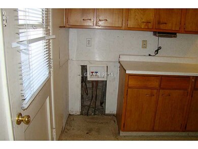 Kitchen. Has a place for  washer hook up.
