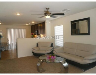 Living Room. Great room view from foyer and the ar