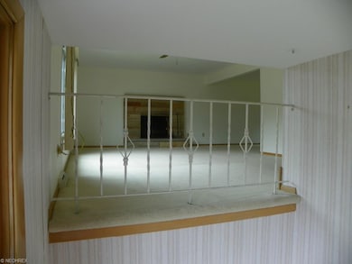 Open foyer to living room