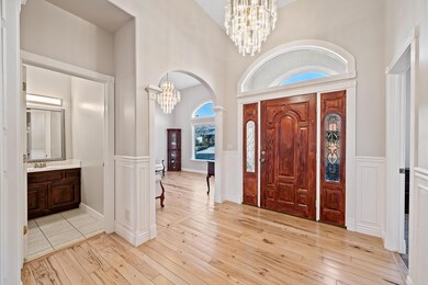 Entry (door open to powder bath)