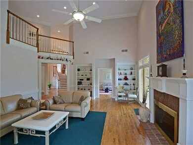 23x17 Family Room with Vaulted Ceiling, Hardwood, 