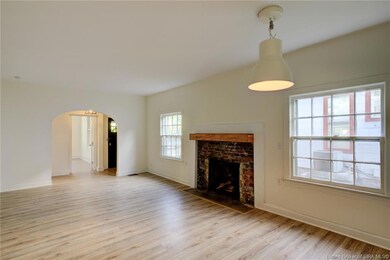 VIEW OF SPACIOUS LIVING ROOM....