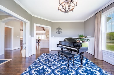 Large openings create great flow for entertaining,