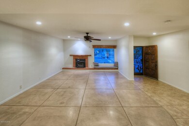 Living Room w/ fp & huge mountain views