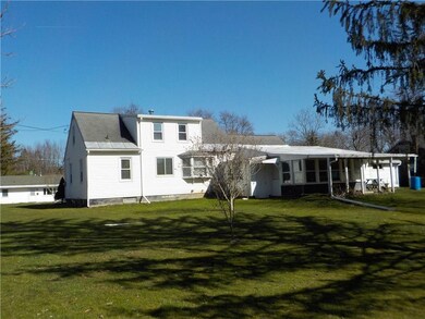 Back view of home