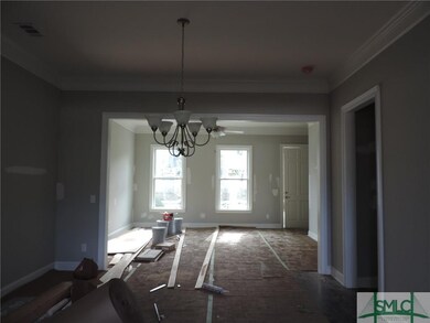 Floors are installed and covered to protect finish