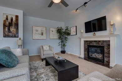 Fireplace in Living room