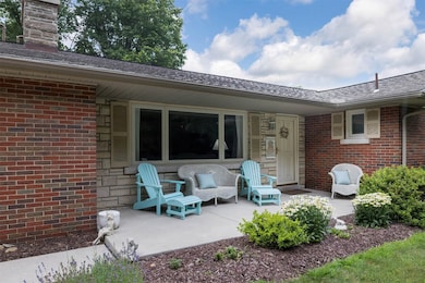 Inviting Front Patio