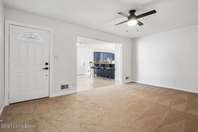 Living room to kitchen